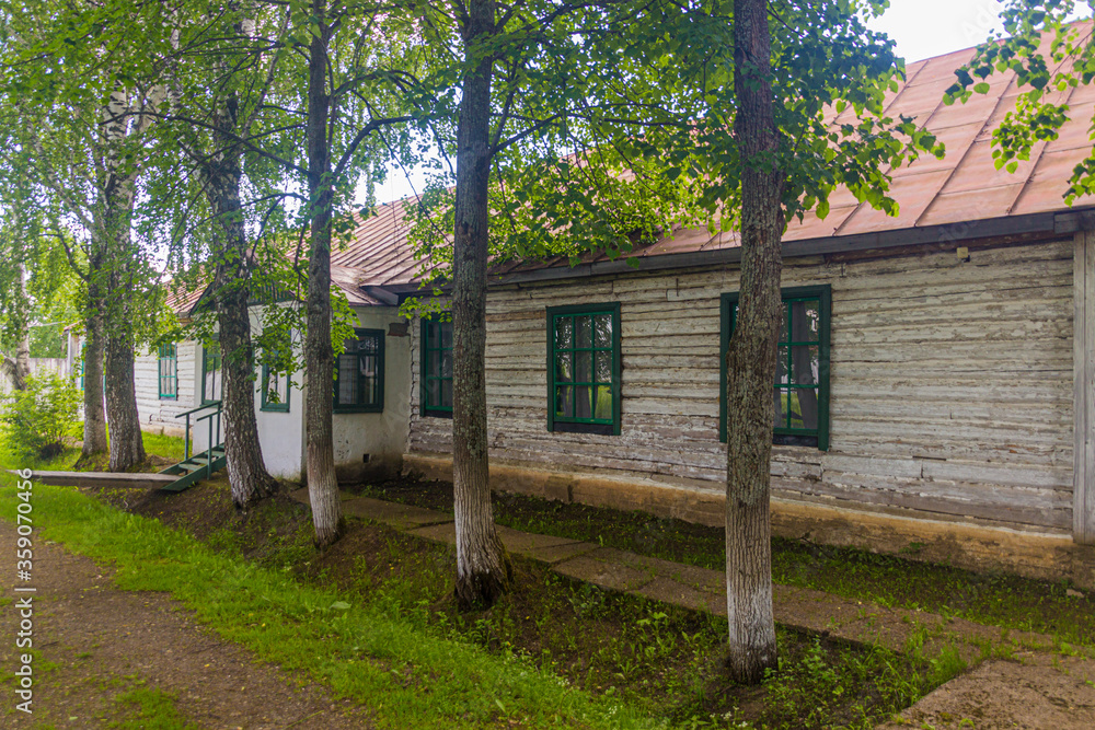 Building at the Museum of the History of Political Repression Perm-36 (Gulag Museum), Russia