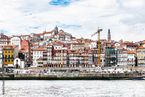 It's Ribeira Quarter, Valley Douro, traditional sight, UNESCO World Heriatge site. View from the River Douro, one of the major rivers of the Iberian Peninsula (2157 m) © Anton Ivanov Photo