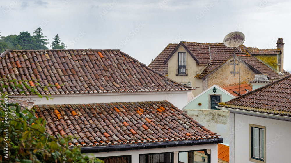 It's Architecture of the centre in Sintra, Portugal. It's Architecture of the centre in Sintra, Portugal.
