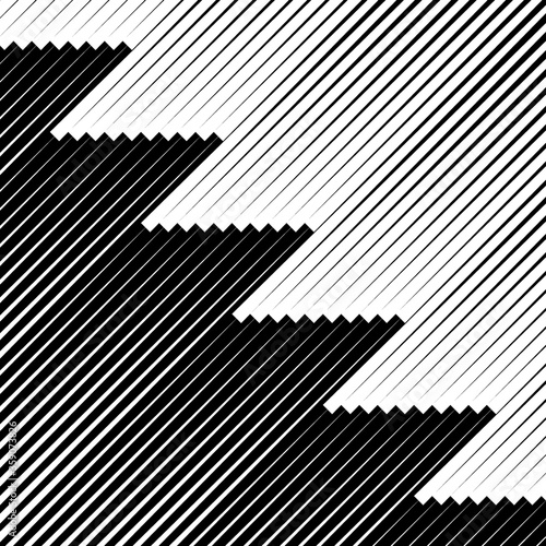 Diagonal stripes ornate. Lines pattern. Striped image. Linear background. Strokes ornament. Abstract wallpaper. Modern halftone backdrop. Digital paper, web design, textile print, vector artwork.