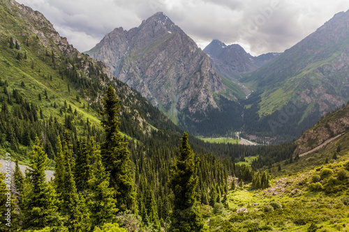 Karakol valley in Terskey Ala-Too mountain range in Kyrgyzstan © Matyas Rehak