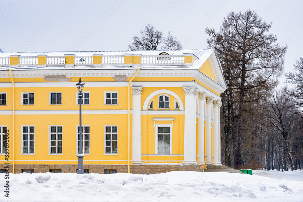 It's Part of the Alexander Palace, a former imperial residence at Tsarskoye Selo, St Petersburg. It's Part of the Alexander Palace, a former imperial residence at Tsarskoye Selo, St Petersburg.