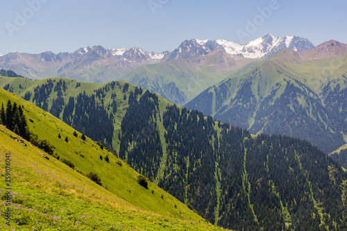 Terskey Alatau mountain range in Kyrgyzstan © Matyas Rehak
