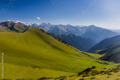 Terskey Alatau mountain range in Kyrgyzstan