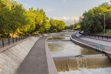 Esentai (Vesnovka) river in Almaty, Kazakhstan
