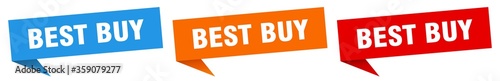 best buy banner. best buy speech bubble label set. best buy sign