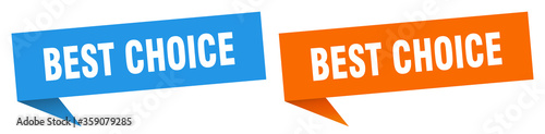 best choice banner. best choice speech bubble label set. best choice sign