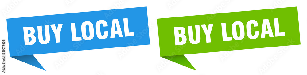 buy local banner. buy local speech bubble label set. buy local sign buy local banner. buy local speech bubble label set. buy local sign