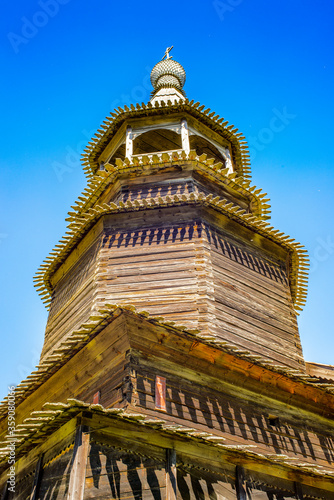 It s Creation of the Museum of Wooden Architecture  Vitoslavlitsy   Vitoslavitsy  Novgorod District  Russia