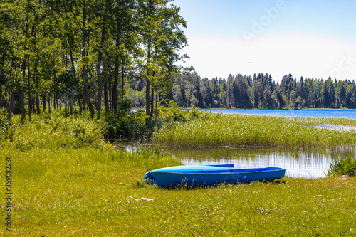 It's Lake Valdayskoye in Valdaysky District of Novgorod Oblast, Russia,