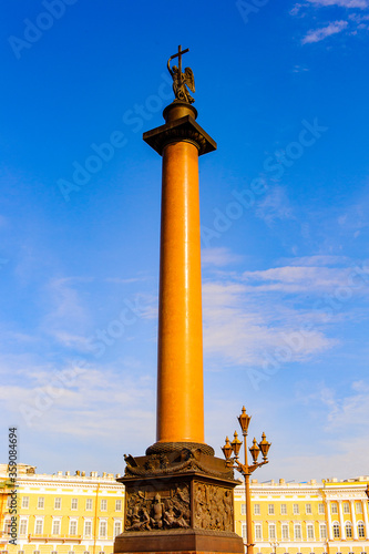 Column in front of the WInter Palace  Russia