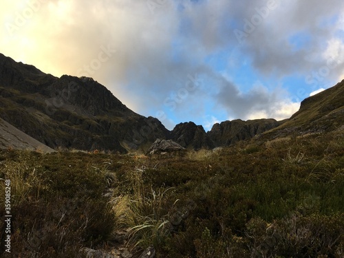 sunrise on waiau pass way
