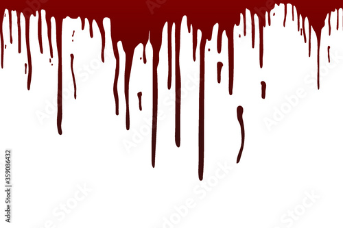 Liquid blood seamless pattern. Vector illustration.