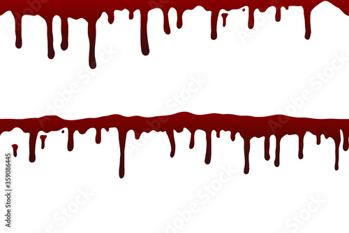Liquid blood seamless pattern. Vector illustration.