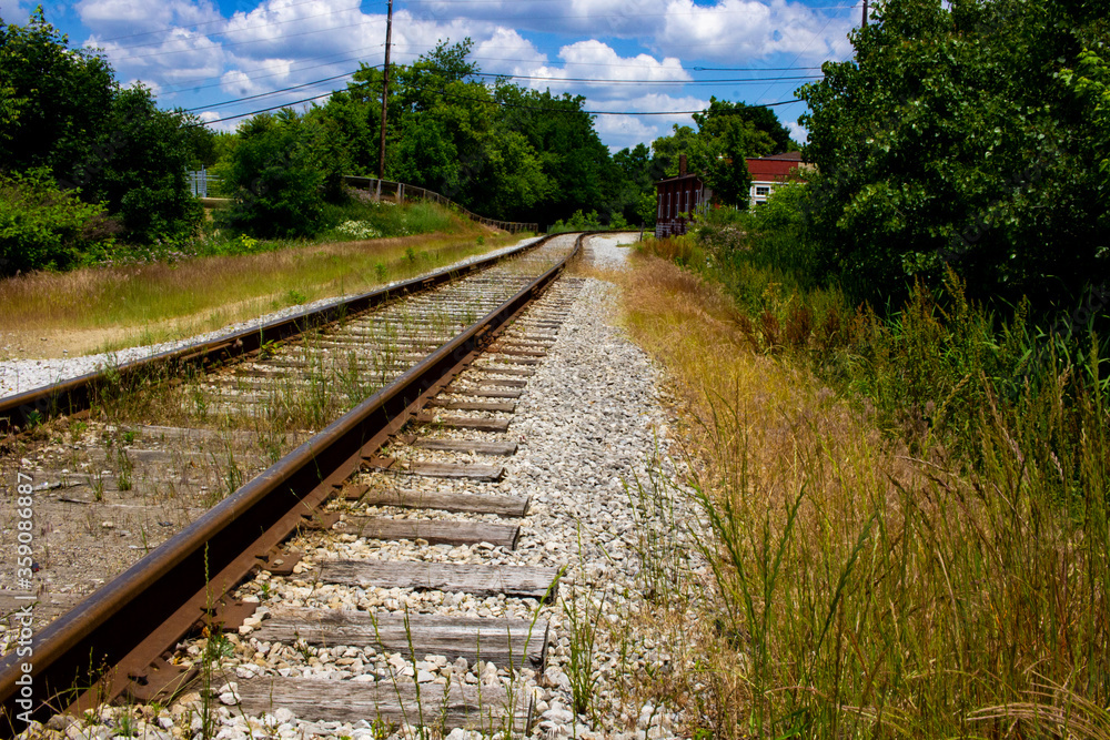 Railroad through Kent, Ohio