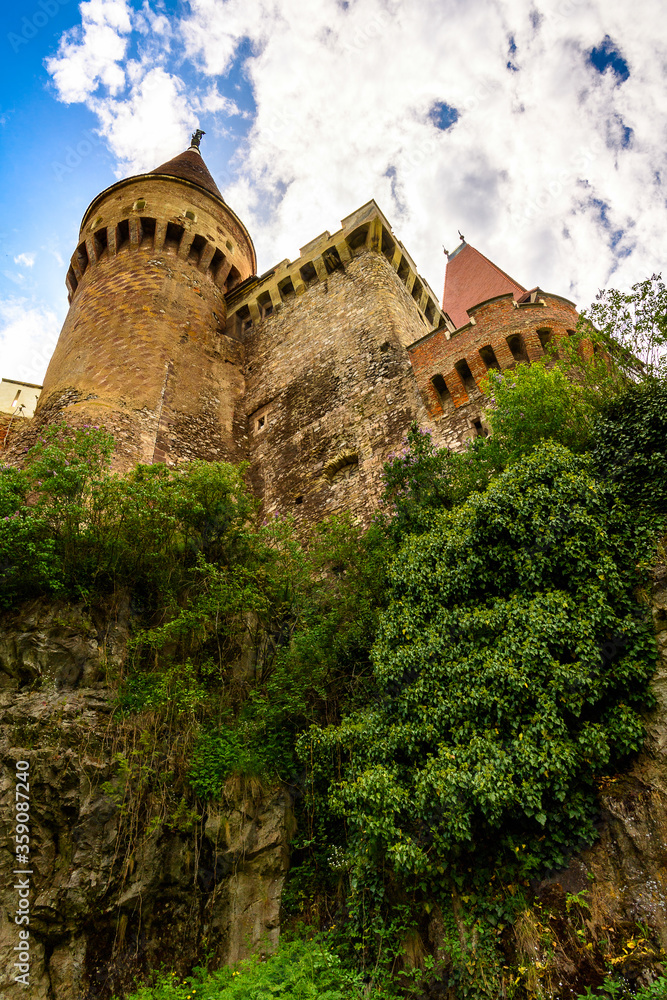 Corvin Castle, a Gothic-Renaissance castle in Hunedoara, Romania. One of the largest castles in Europe Corvin Castle, a Gothic-Renaissance castle in Hunedoara, Romania. One of the largest castles in Europe