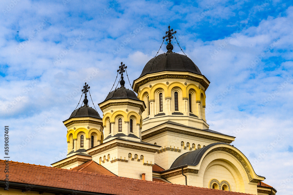 Romanian Orthodox Cathedral, Alba Iulia  Fortress complex in Alba County, Transylvania, Romania
