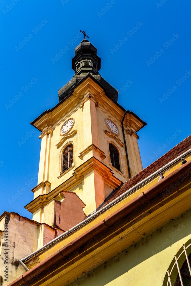 St. Michael's Church, a Gothic-style Roman Catholic church in Cluj-Napoca, Romania