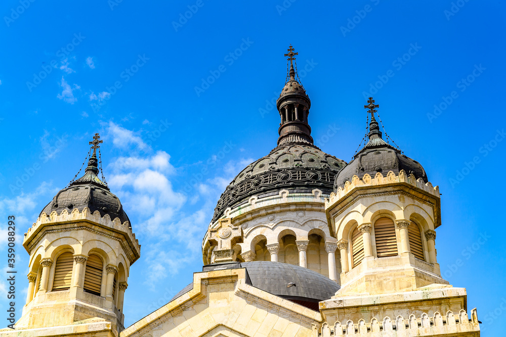 Theotokos Cathedral, the most famous Romanian Orthodox church of Cluj-Napoca, Romania