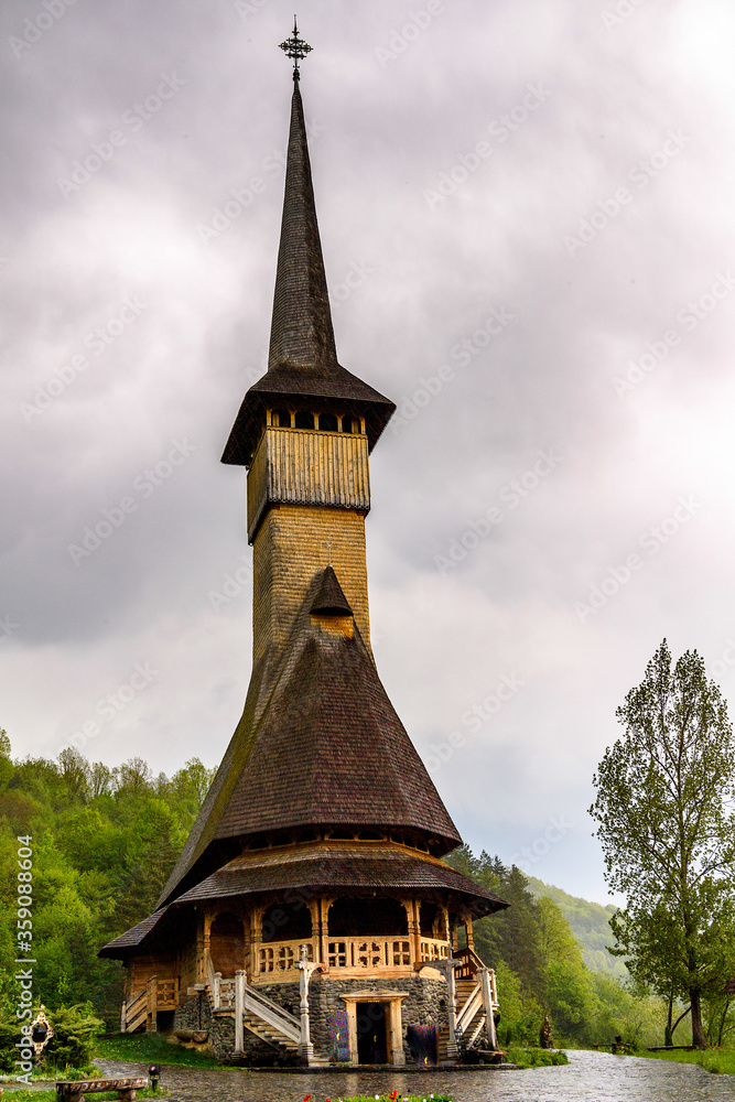 One of the Wooden churches of Maramures, Transylvania, Romania. UNESCO World Heritage One of the Wooden churches of Maramures, Transylvania, Romania. UNESCO World Heritage
