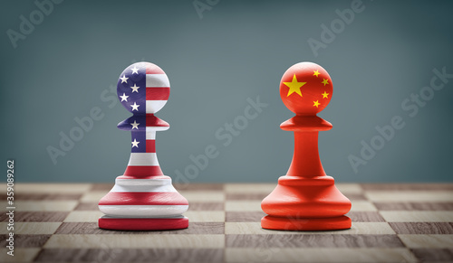 Fotografie, Obraz USA and China conflict