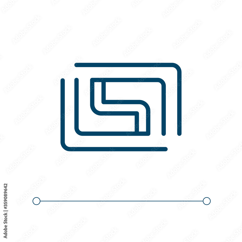 Logo icon. Linear vector illustration. Outline logo icon vector. Thin line symbol for use on web and mobile apps, logo, print media. Logo icon. Linear vector illustration. Outline logo icon vector. Thin line symbol for use on web and mobile apps, logo, print media.