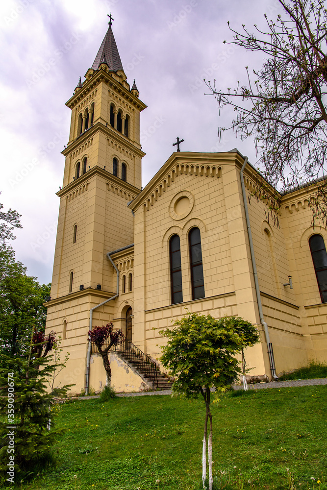 Church of the historic centre of Sighisoara, Romania. UNESCO World Heritage