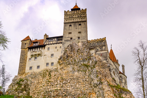 Bran (Drakula's) Castle, a national monument and landmark in Romania