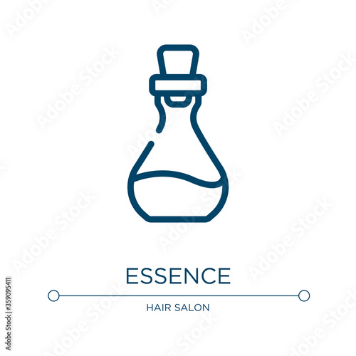 Essence icon. Linear vector illustration from spa collection. Outline essence icon vector. Thin line symbol for use on web and mobile apps, logo, print media.
