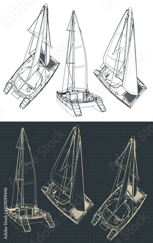 Catamaran sketches