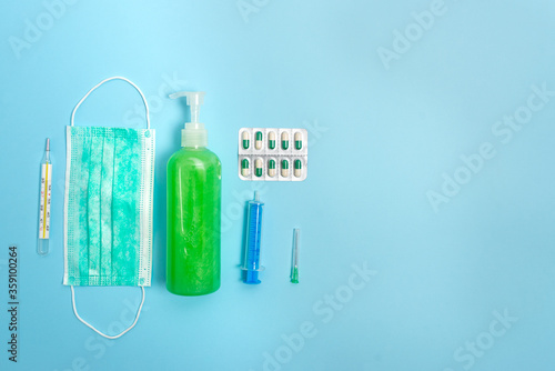 Primary Medical Precautionary Equipments For Health Care Protection photo