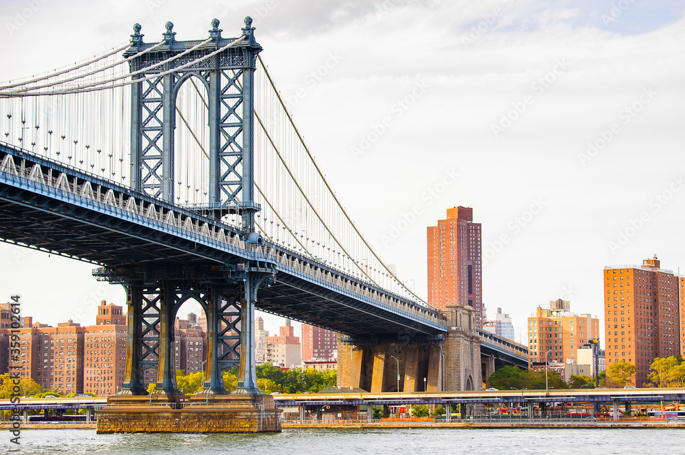 It's Manhattan bridge, New York City, United States of America