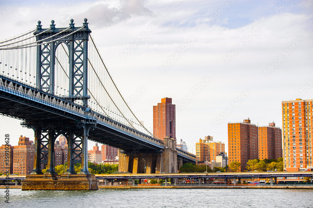 Obraz premium It's Manhattan bridge, New York City, United States of America