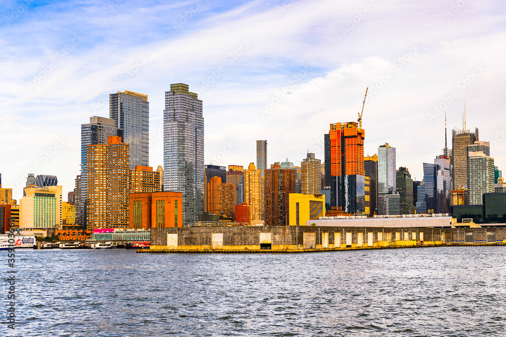 Naklejka premium Architecture of New York City, USA. New York is the most populous city in the United States