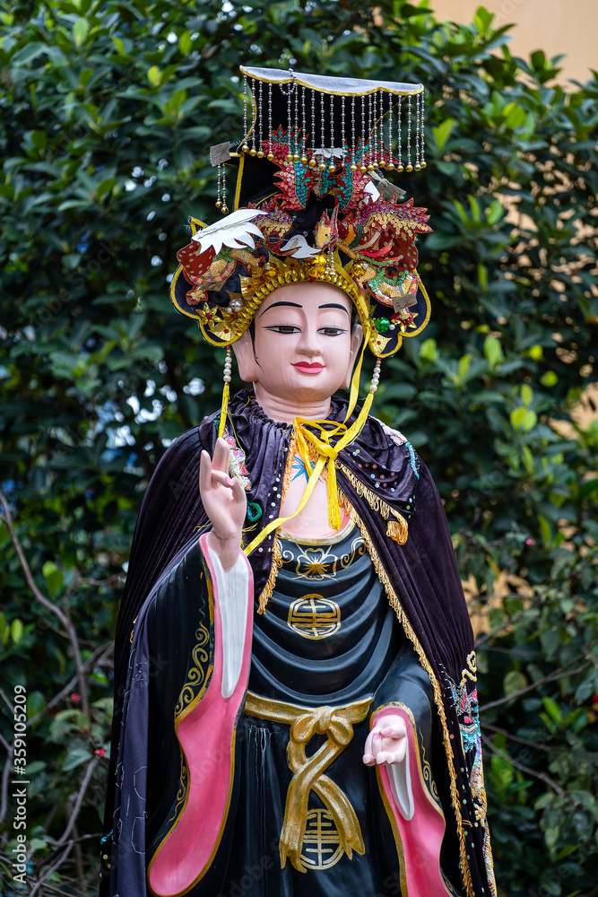 Lady Buddha statue in a Buddhist temple in the city of Danang, Vietnam Lady Buddha statue in a Buddhist temple in the city of Danang, Vietnam