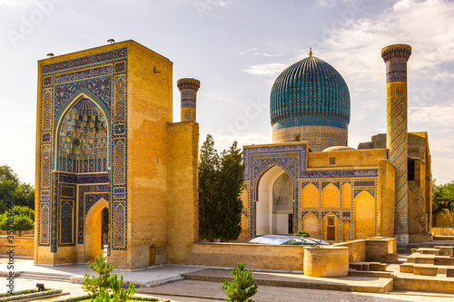 It's Registan, the heart of the ancient city of Samarkand of the