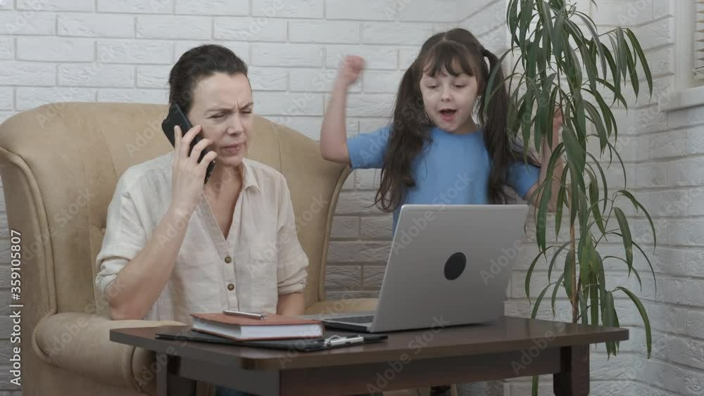 Interfere in mother work.