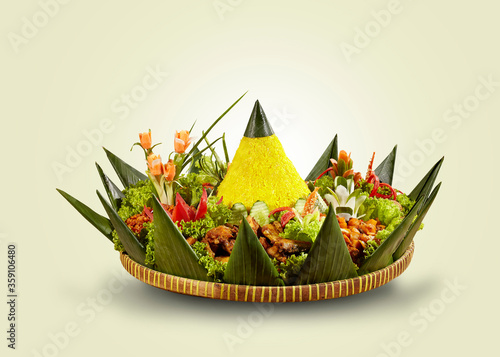 Canvas Print Nasi Tumpeng