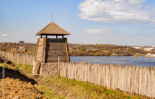 Island Hortitsia, Zaporozhie, Ukraine photo