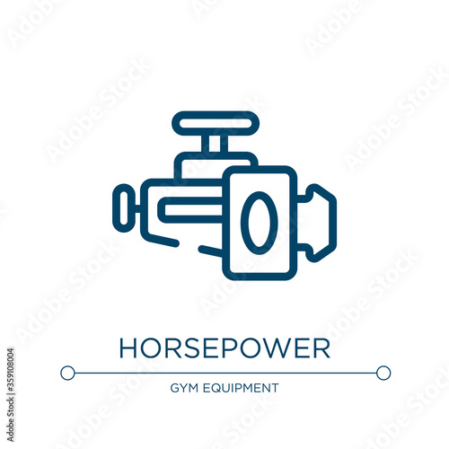 Εκτύπωση καμβά Horsepower icon