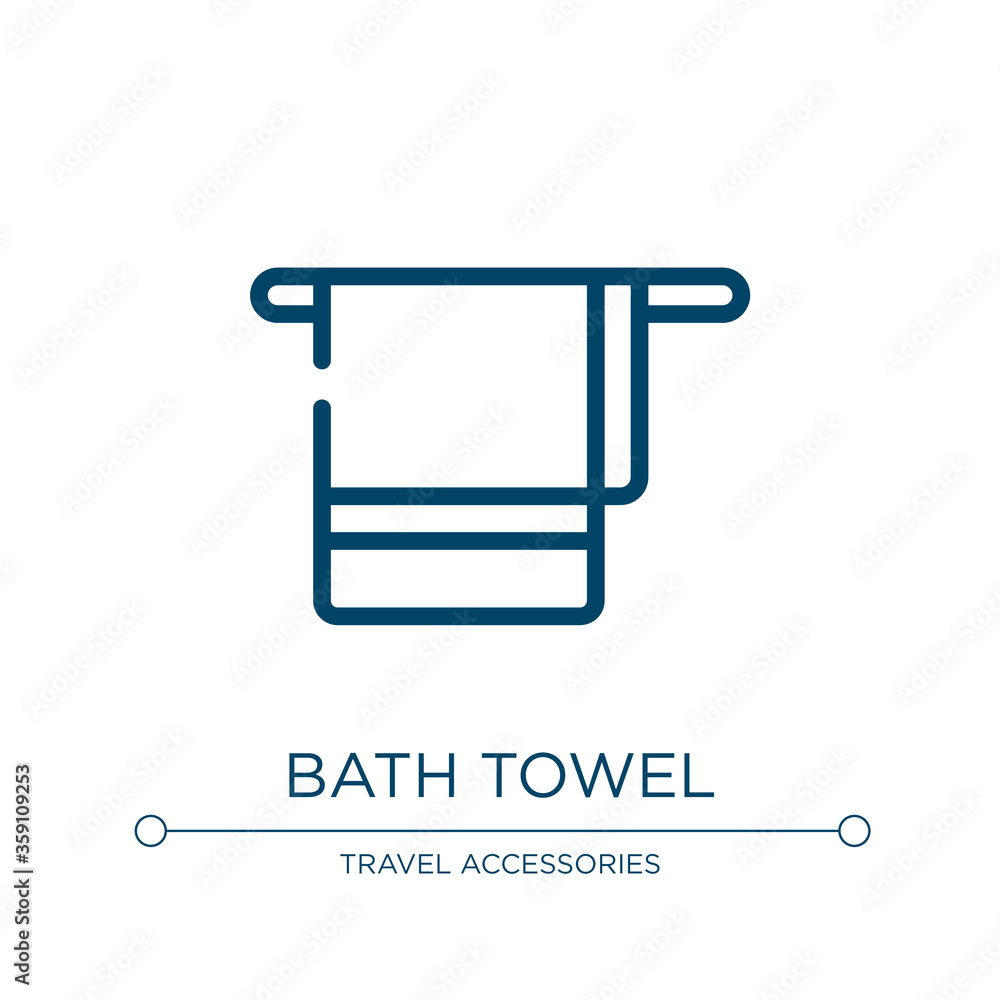 bath towel icon