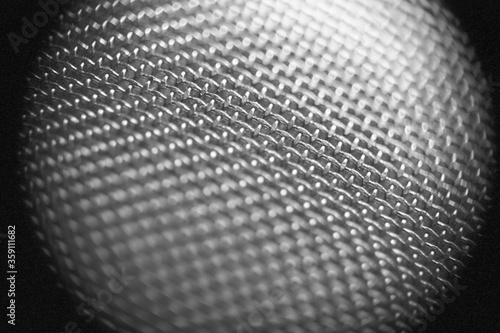 Closeup shot of headphone or airpod Apple