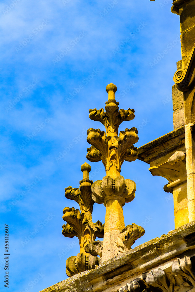 Fototapeta premium Reims Cathedral (Notre-Dame) is a Roman Catholic church in Reims, France