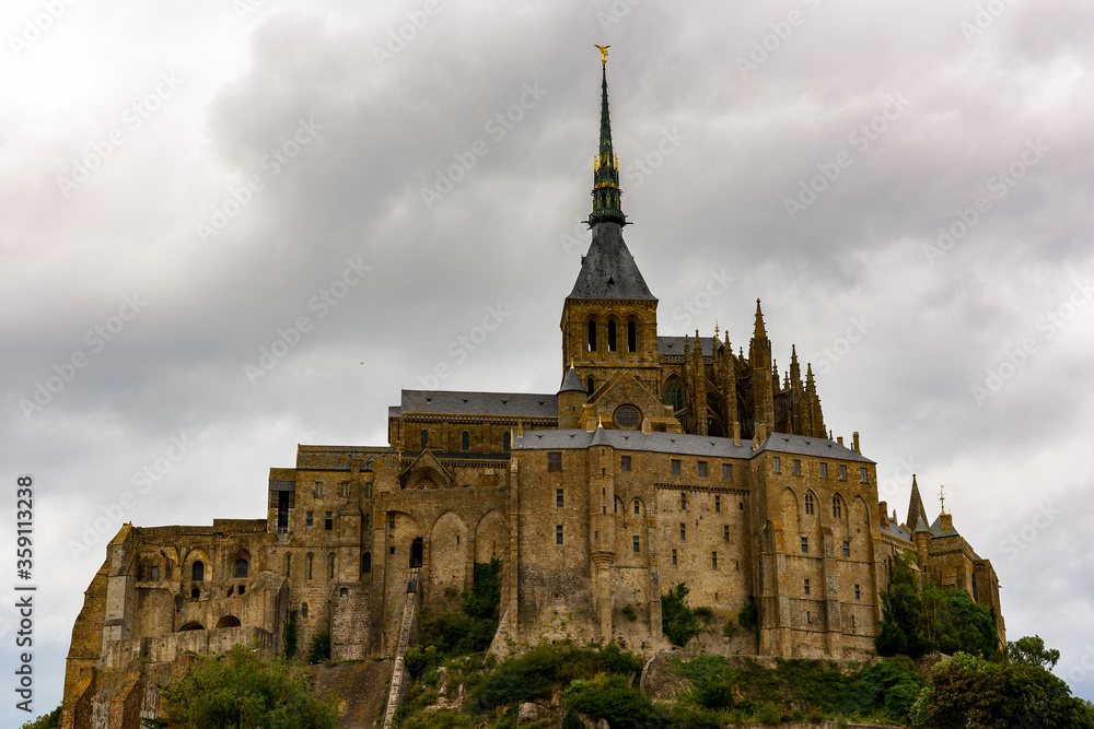 Le Mont Saint-Michel, Normandy, France. UNESCO World Heritage