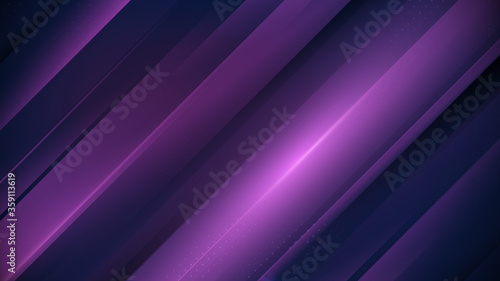 Purple Abstract Technology Concept Background. Minimal Geometric with Gradient. Vector Illustration