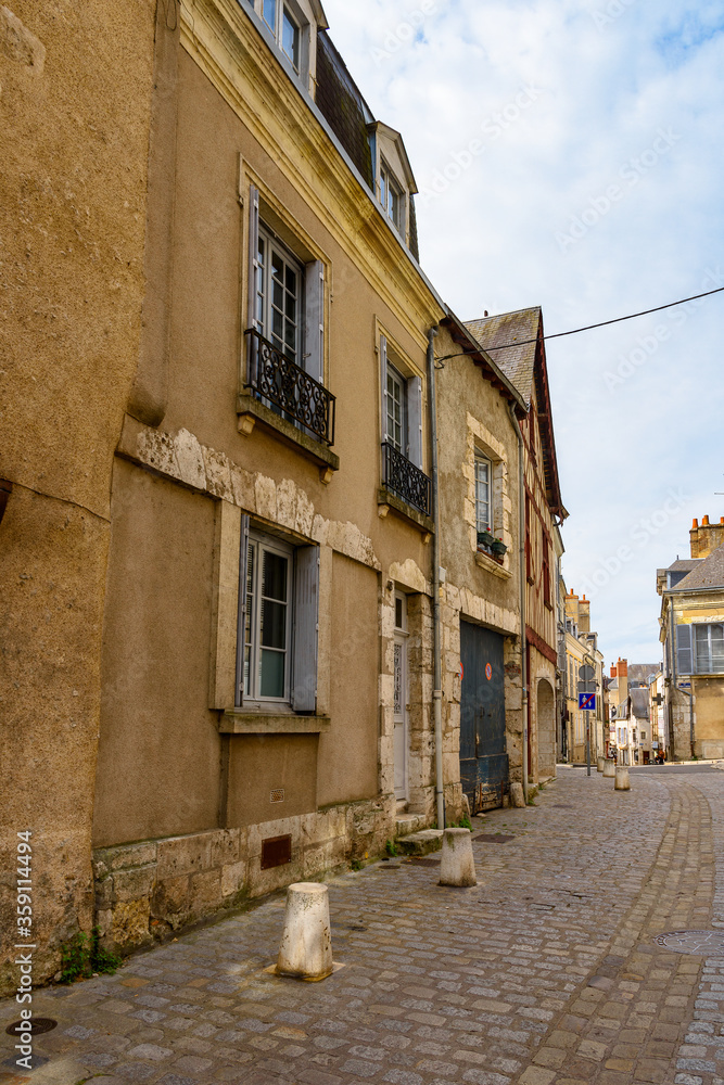 Obraz premium Architecture of Blois, a city and the capital of Loir-et-Cher department, France