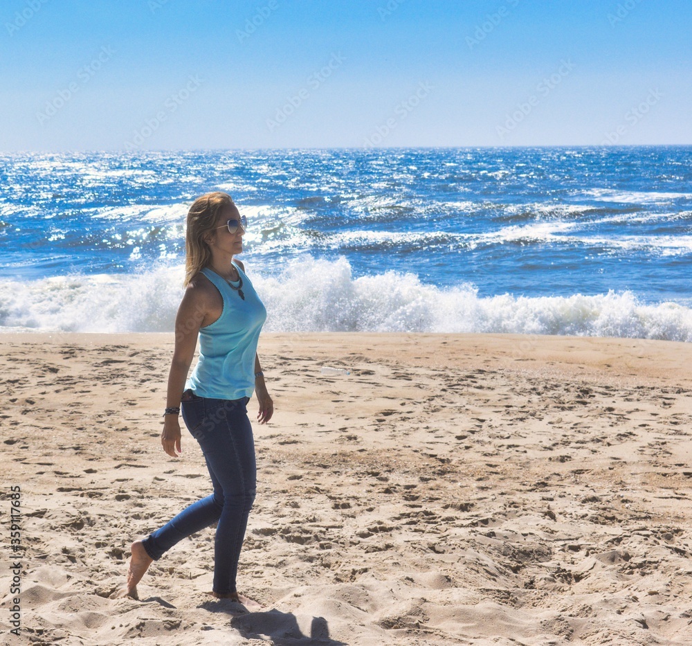 girl on the beach