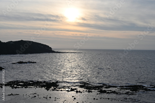 coastline sakata in summer photo