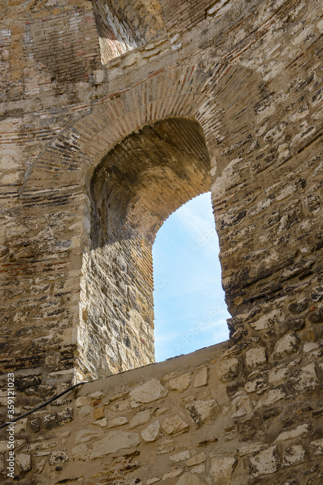 It's Sky through the Architecture of the Historical Complex of Split, Croatia