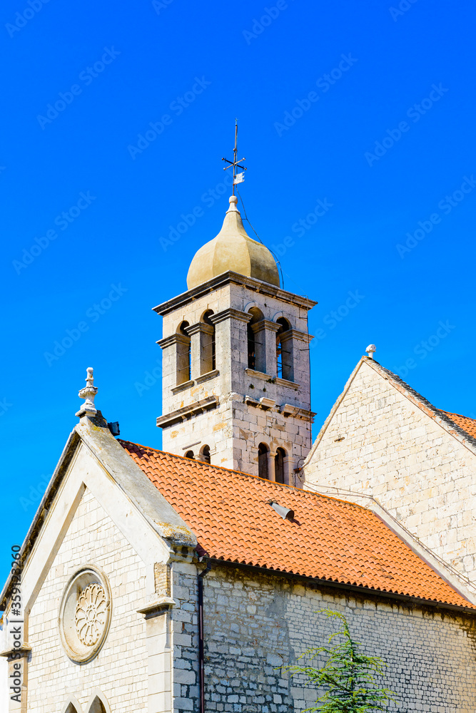 Obraz premium It's Architecture of the Old Town of Sibenik, Croatia